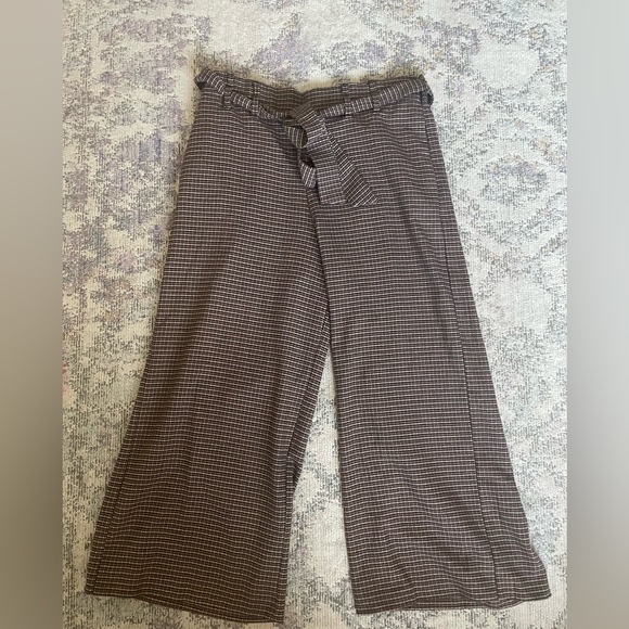 Zara Brown Houndstooth Trousers - Picture 5 of 6